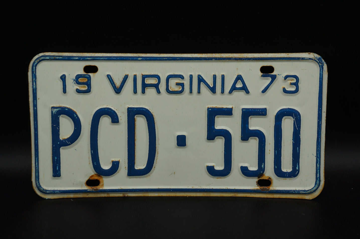 1973 Virginia Vintage License Plate