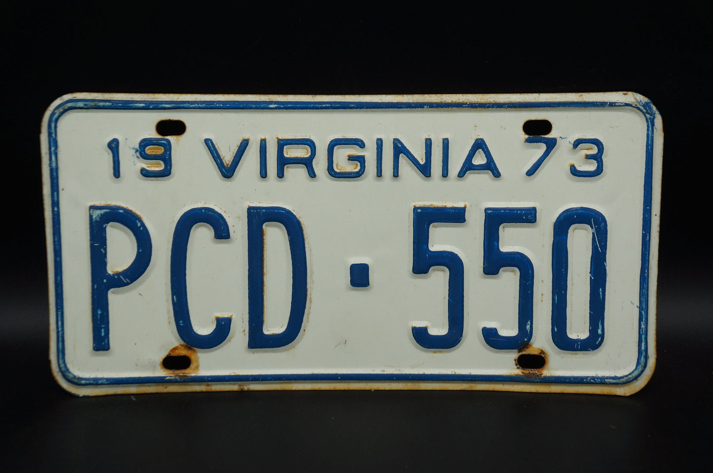 1973 Virginia Vintage License Plate