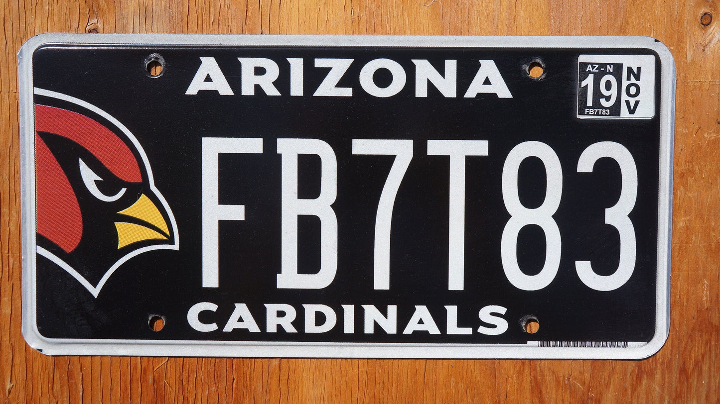 2019 Arizona CARDINALS NFL Footbal Sport Bird License Plate