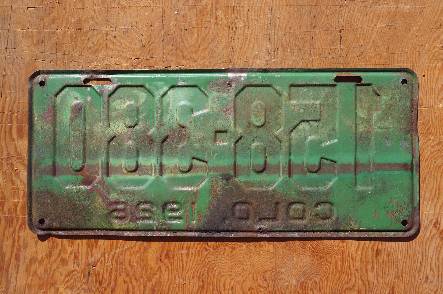1926 Colorado Passenger License Plate