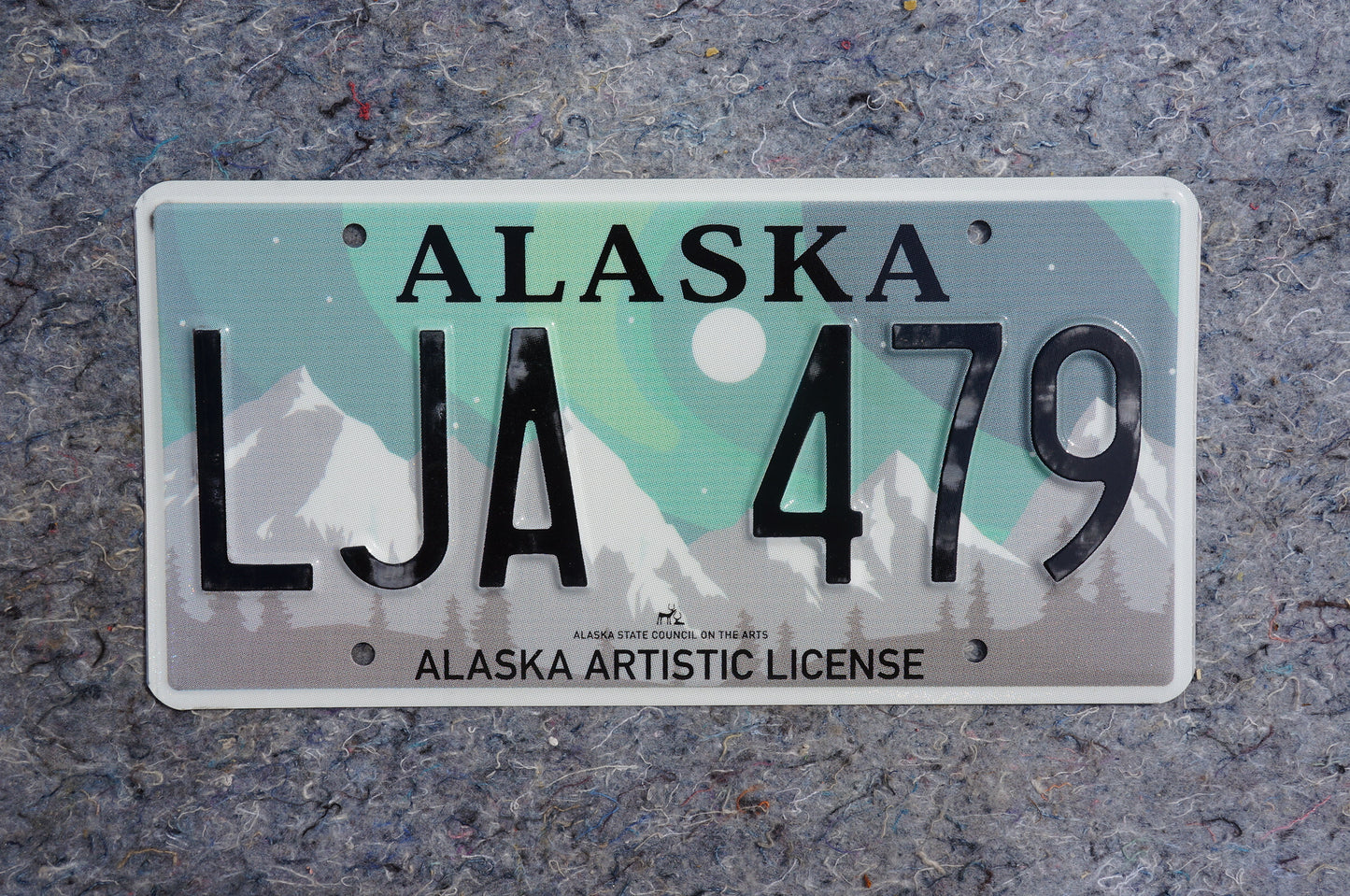 ALASKA AURORA ARTISTIC & Graphic License Plate