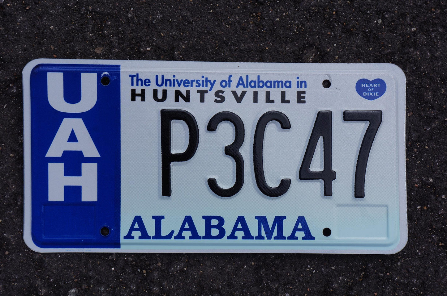 University of Alabama in Huntsville License Plate