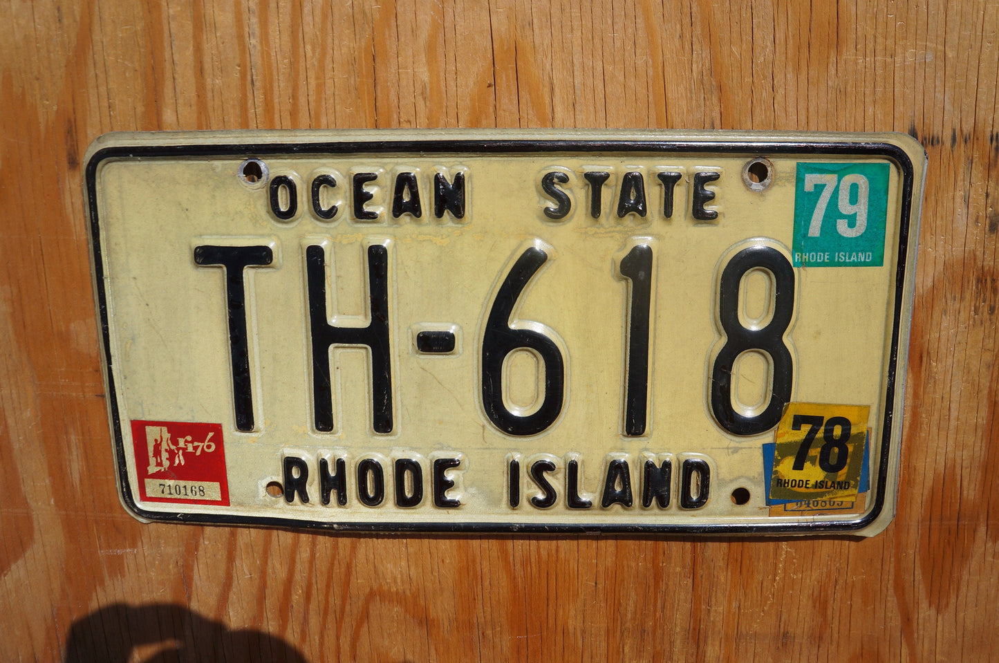 1976 1977 1978 1979 Rhode Island Vintage License Plate