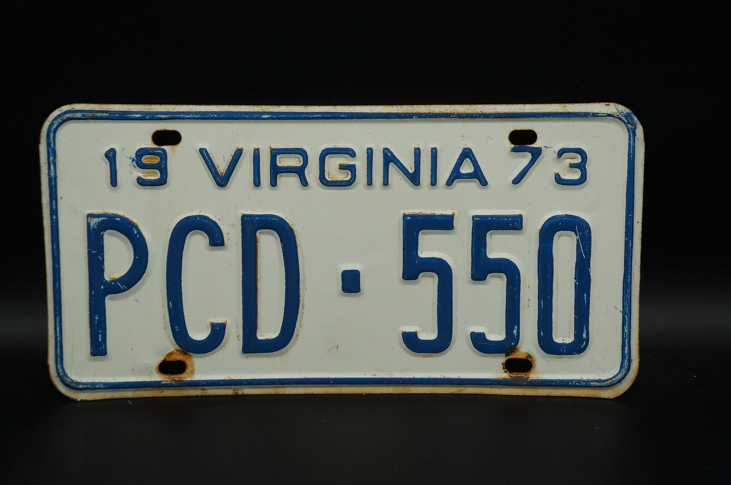 1973 Virginia Vintage License Plate