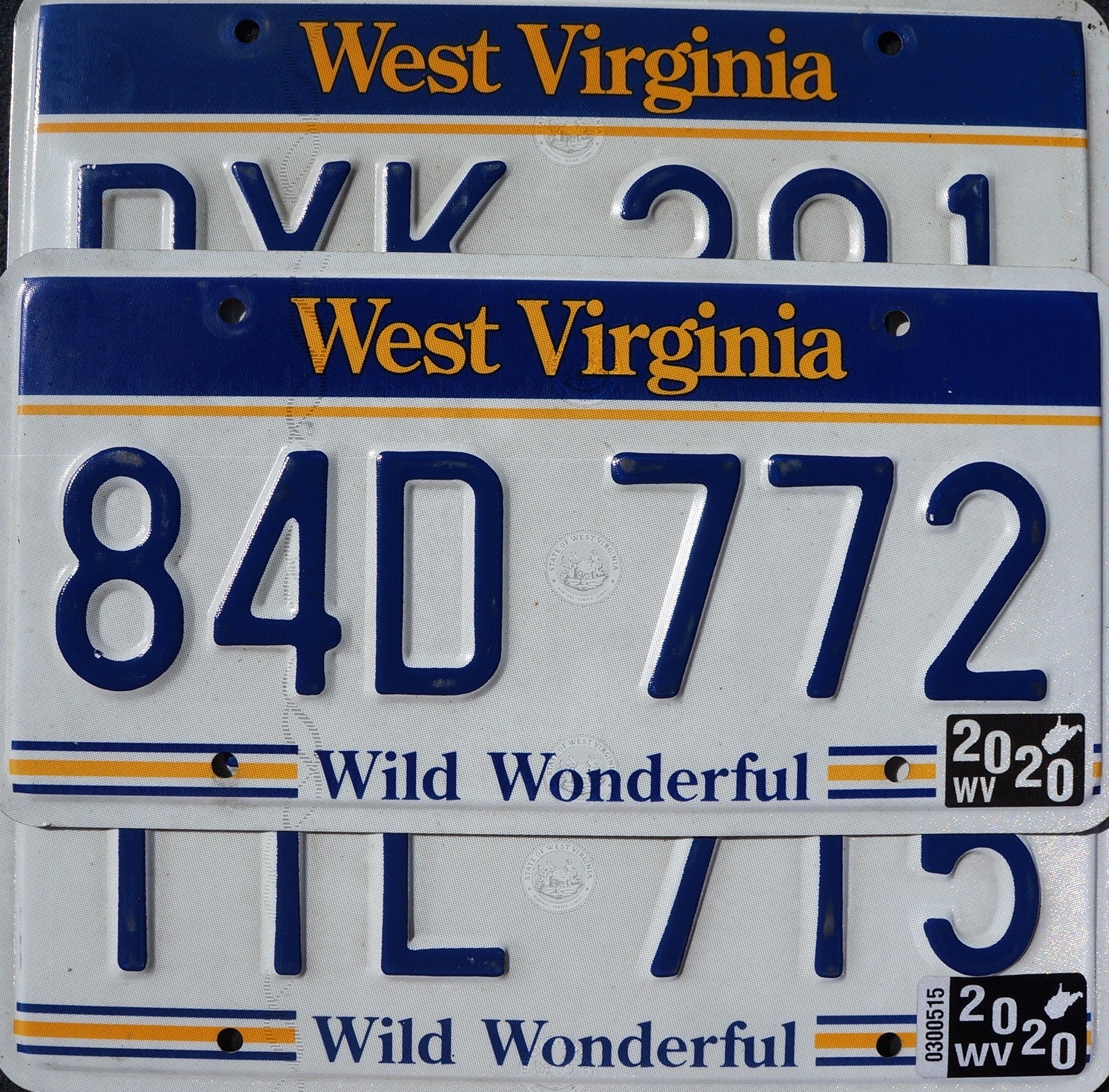 West Virginia License Plates