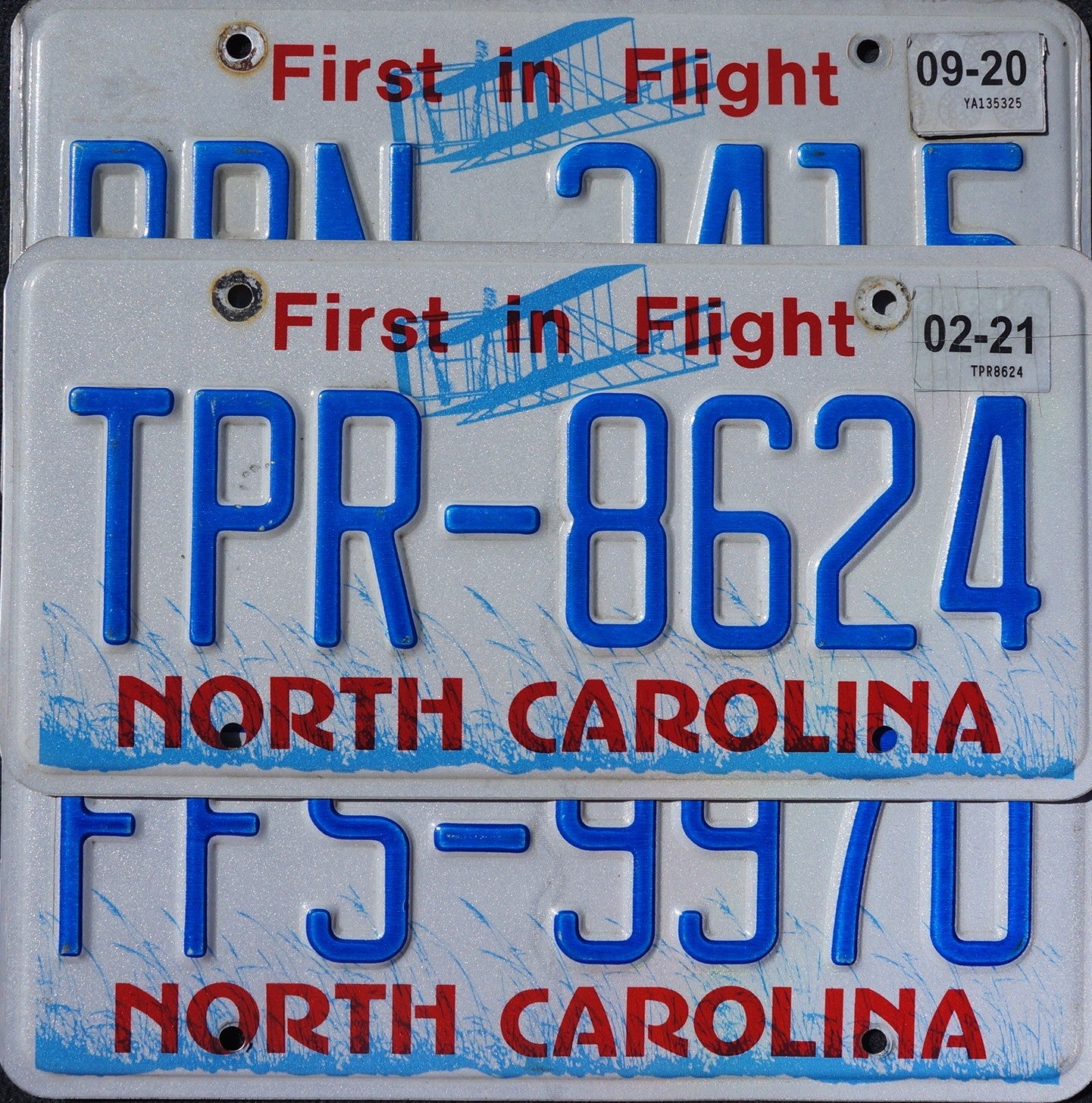 North Carolina License Plates