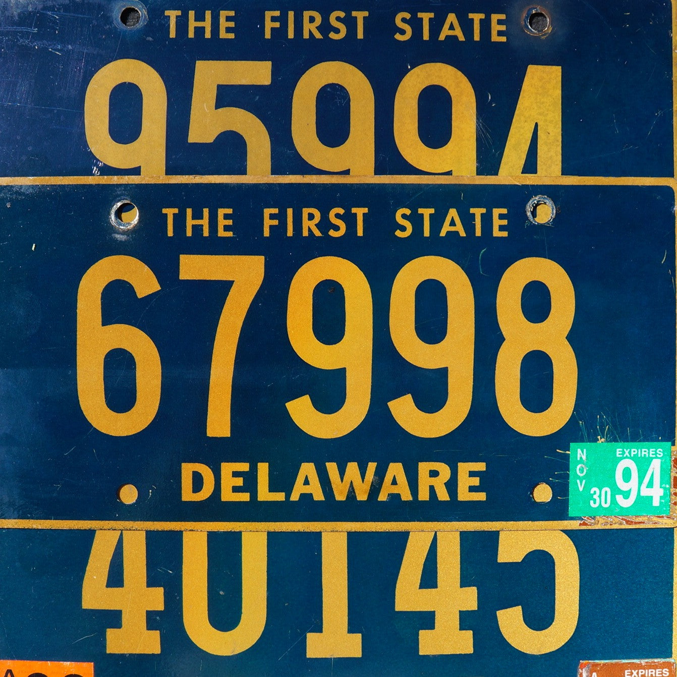 Delaware License Plates