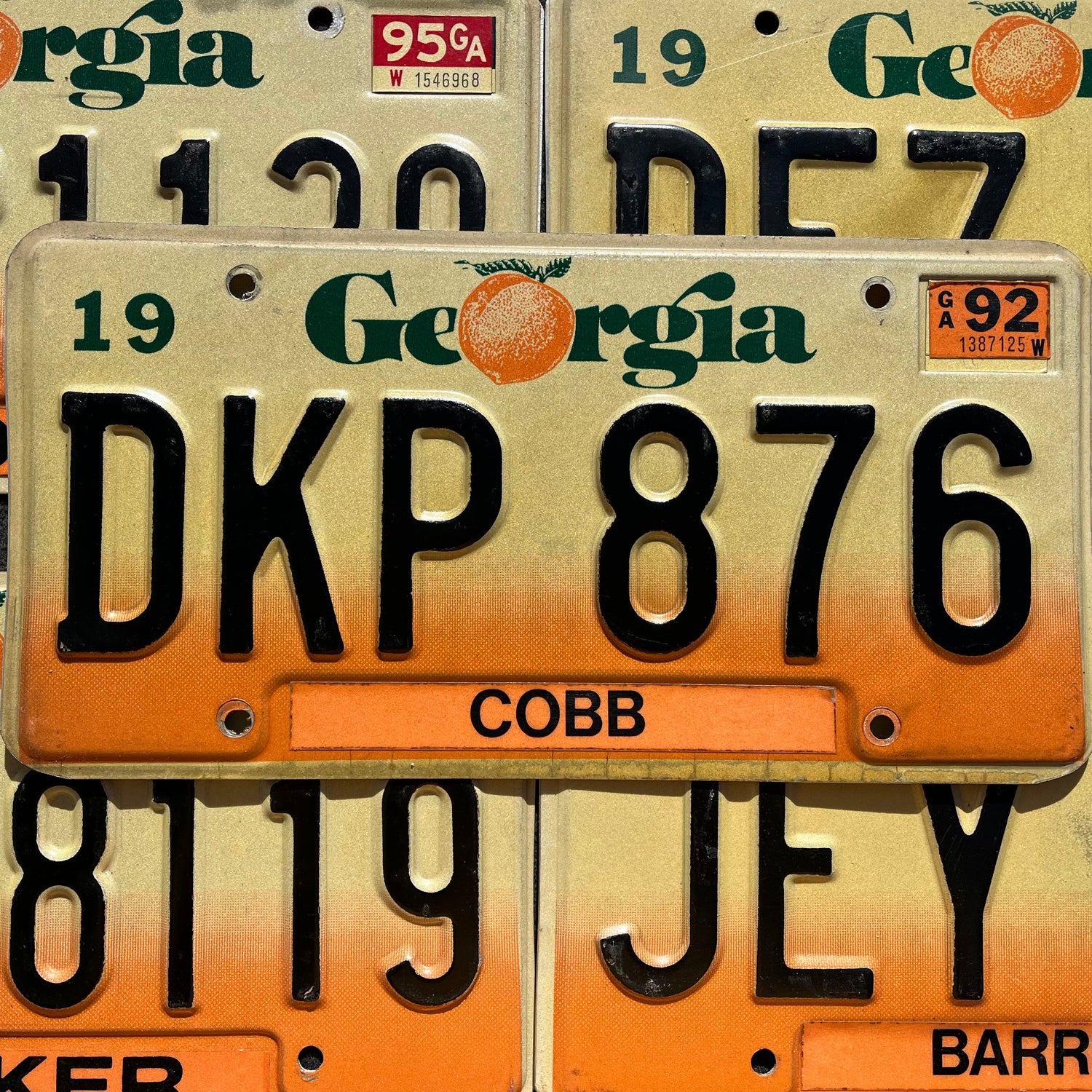 Georgia License Plates