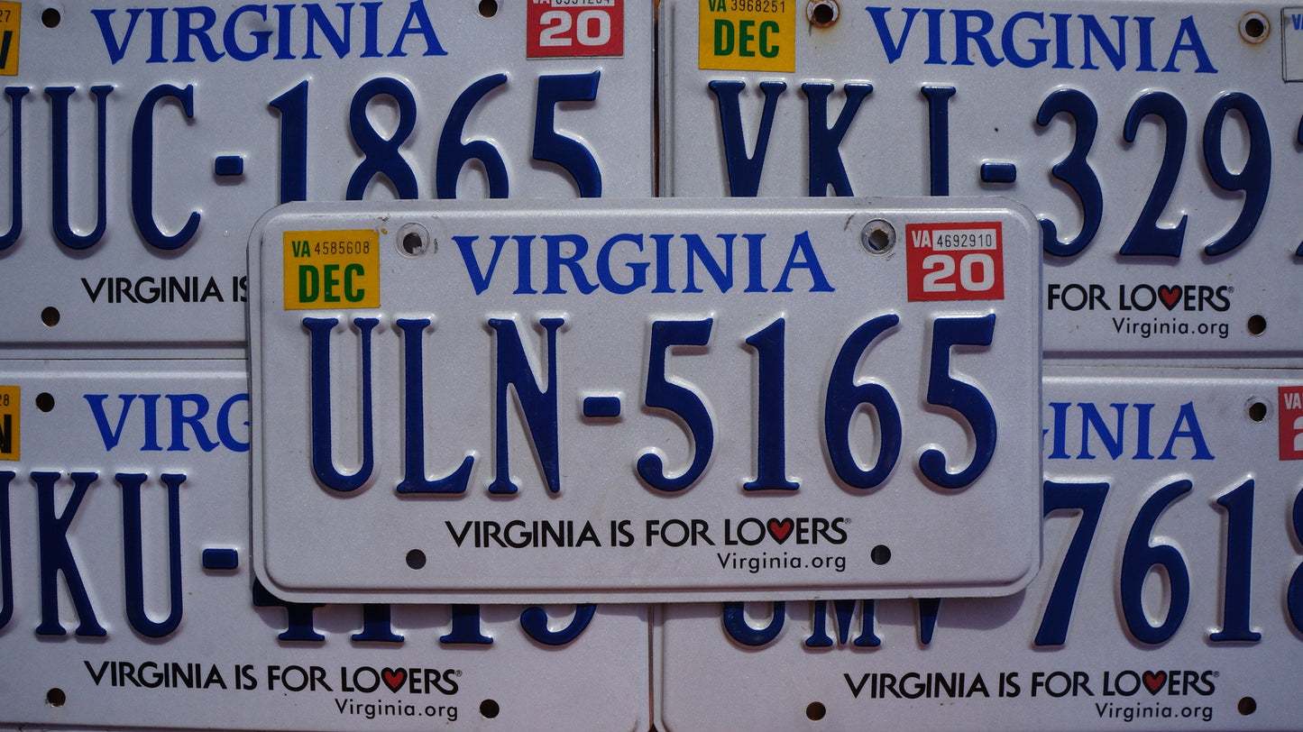 One or More - VIRGINIA License Plate - Virginia is for Lovers