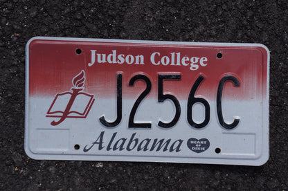 Alabama Judson College License Plate