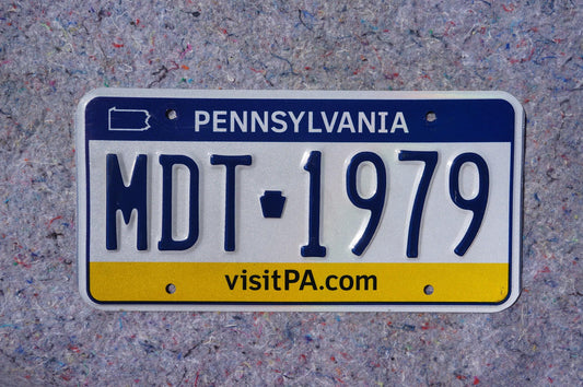Pennsylvania License Plate # MDT - 1979