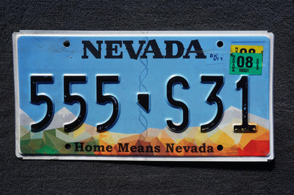 Nevada License Plate # 555 - S31