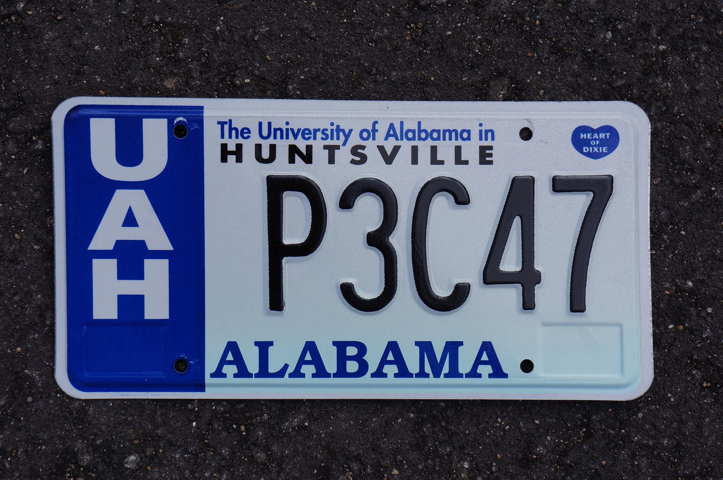 University of Alabama in Huntsville License Plate