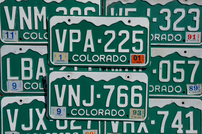 One or More - COLORADO GREEN MOUNTAINS License Plate