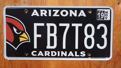 2019 Arizona CARDINALS NFL Footbal Sport Bird License Plate