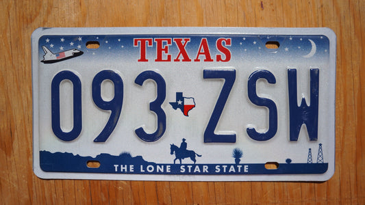 One or More - Texas Space Shuttle License Plate