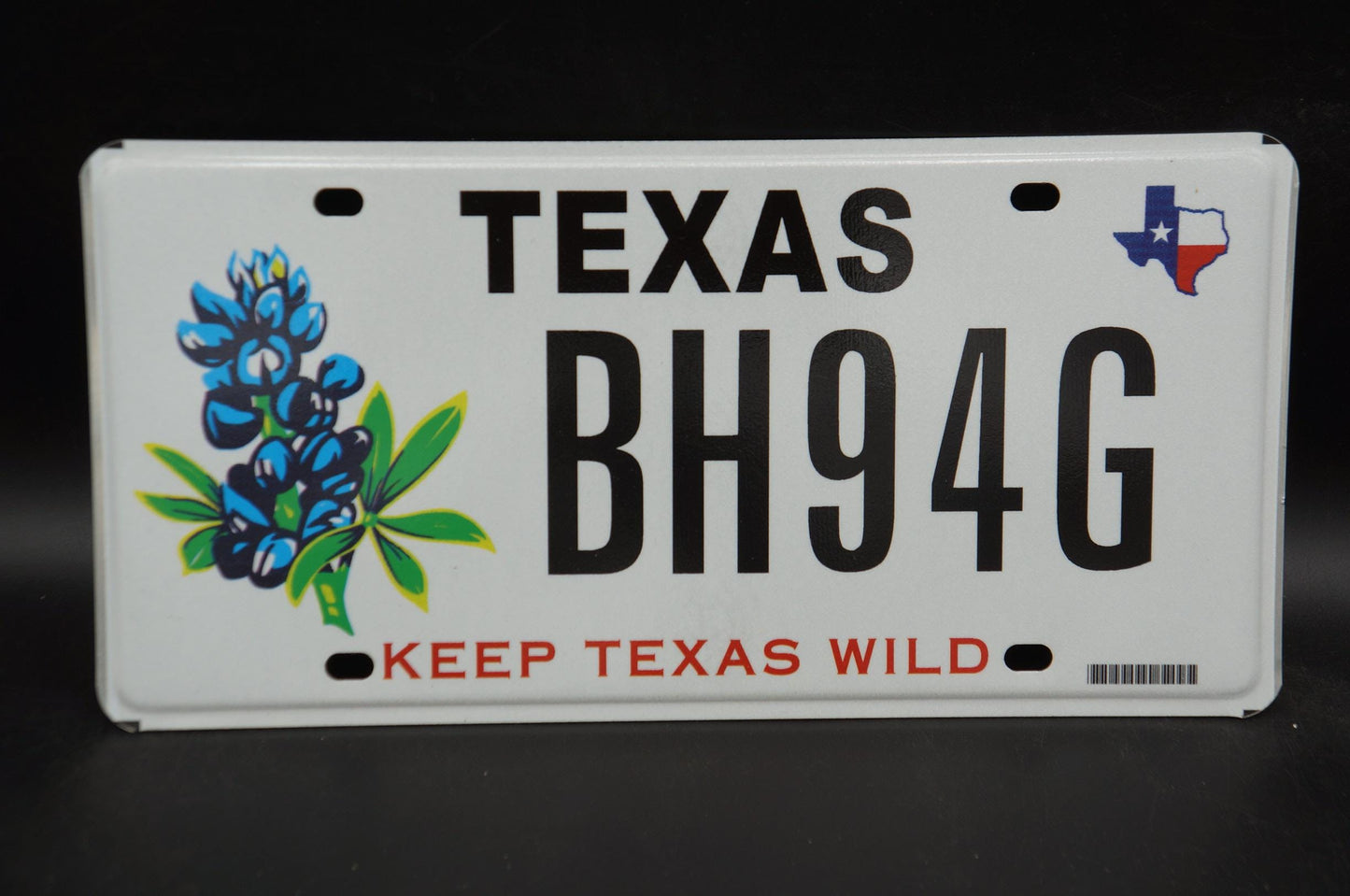 One or More - TEXAS Keep Texas Wild BLUEBONNET Flower Graphic License Plate