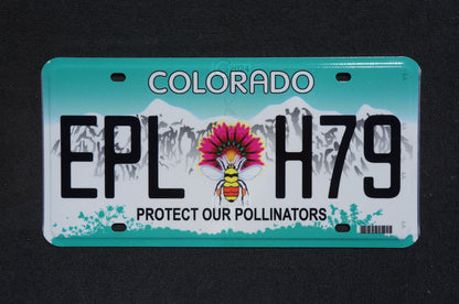 2024 Colorado Bee Flower License Plate: Protect Our Pollinators