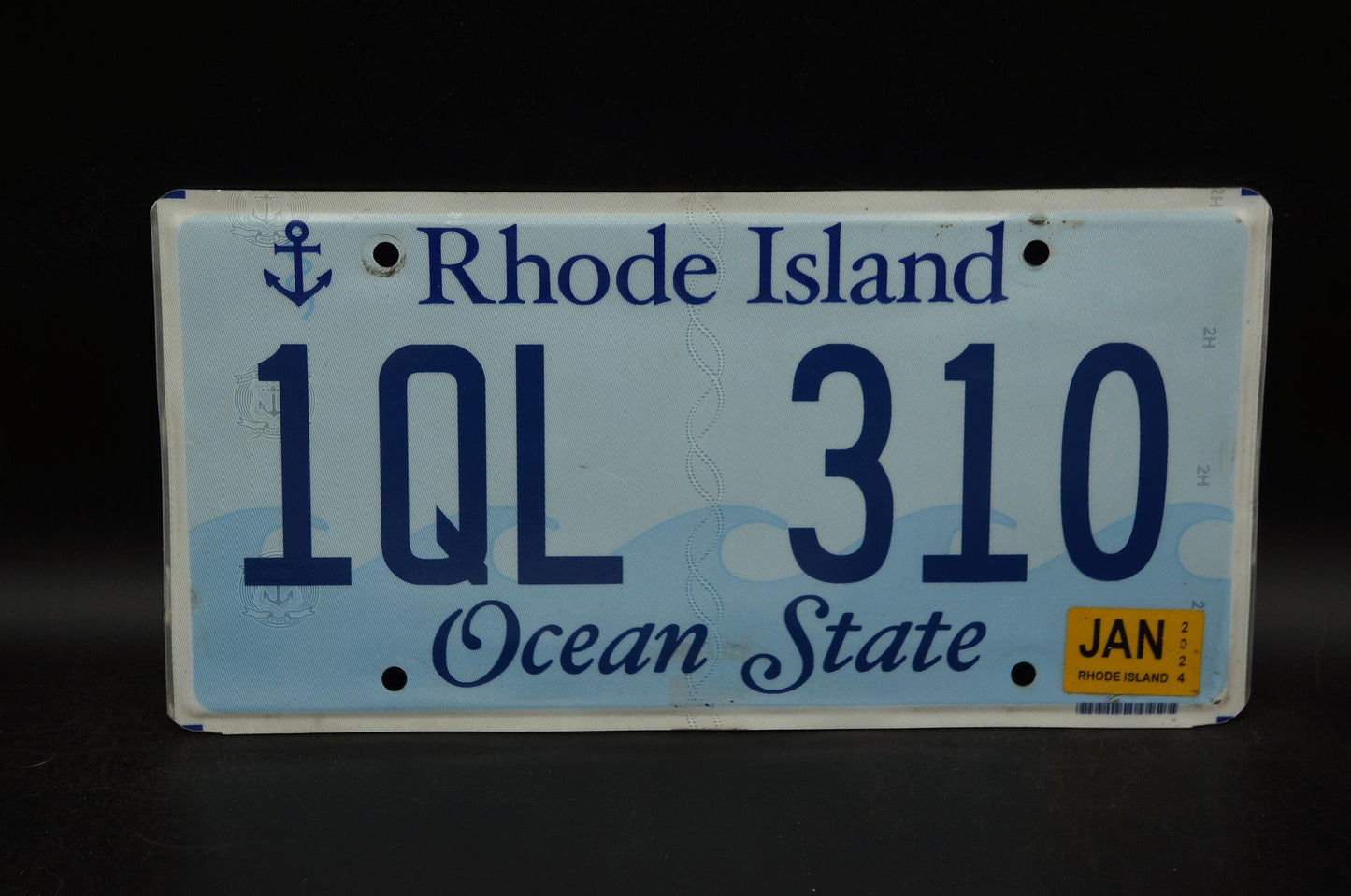 2024 Rhode Island NEW DESIGN Wave License Plate Ocean State
