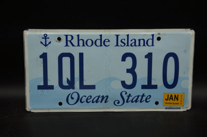2024 Rhode Island NEW DESIGN Wave License Plate Ocean State