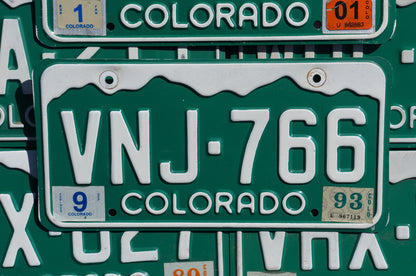 One or More - COLORADO GREEN MOUNTAINS License Plate