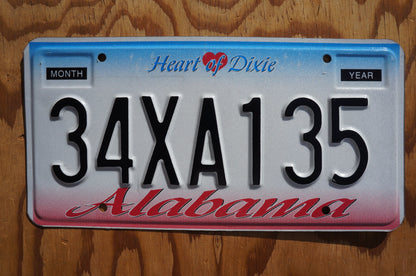 One or More - ALABAMA Heart of Dixie License Plate