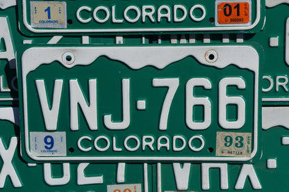 One or More - COLORADO GREEN MOUNTAINS License Plate