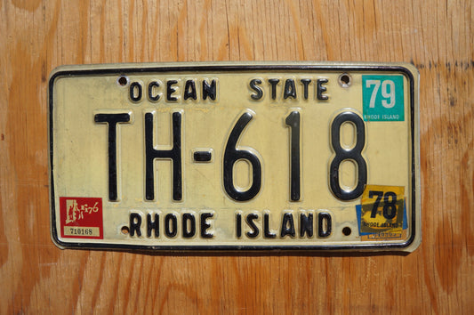 1976 1977 1978 1979 Rhode Island Vintage License Plate