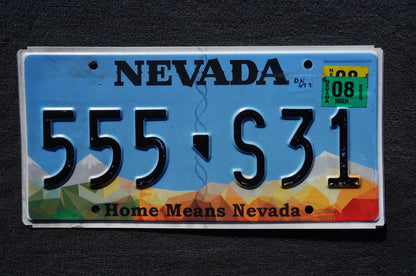 Nevada License Plate # 555 - S31