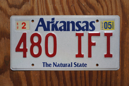 2005 Arkansas The Natural State Vintage License Plate