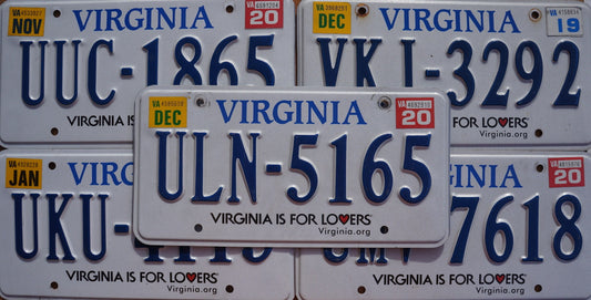 One or More - VIRGINIA License Plate - Virginia is for Lovers