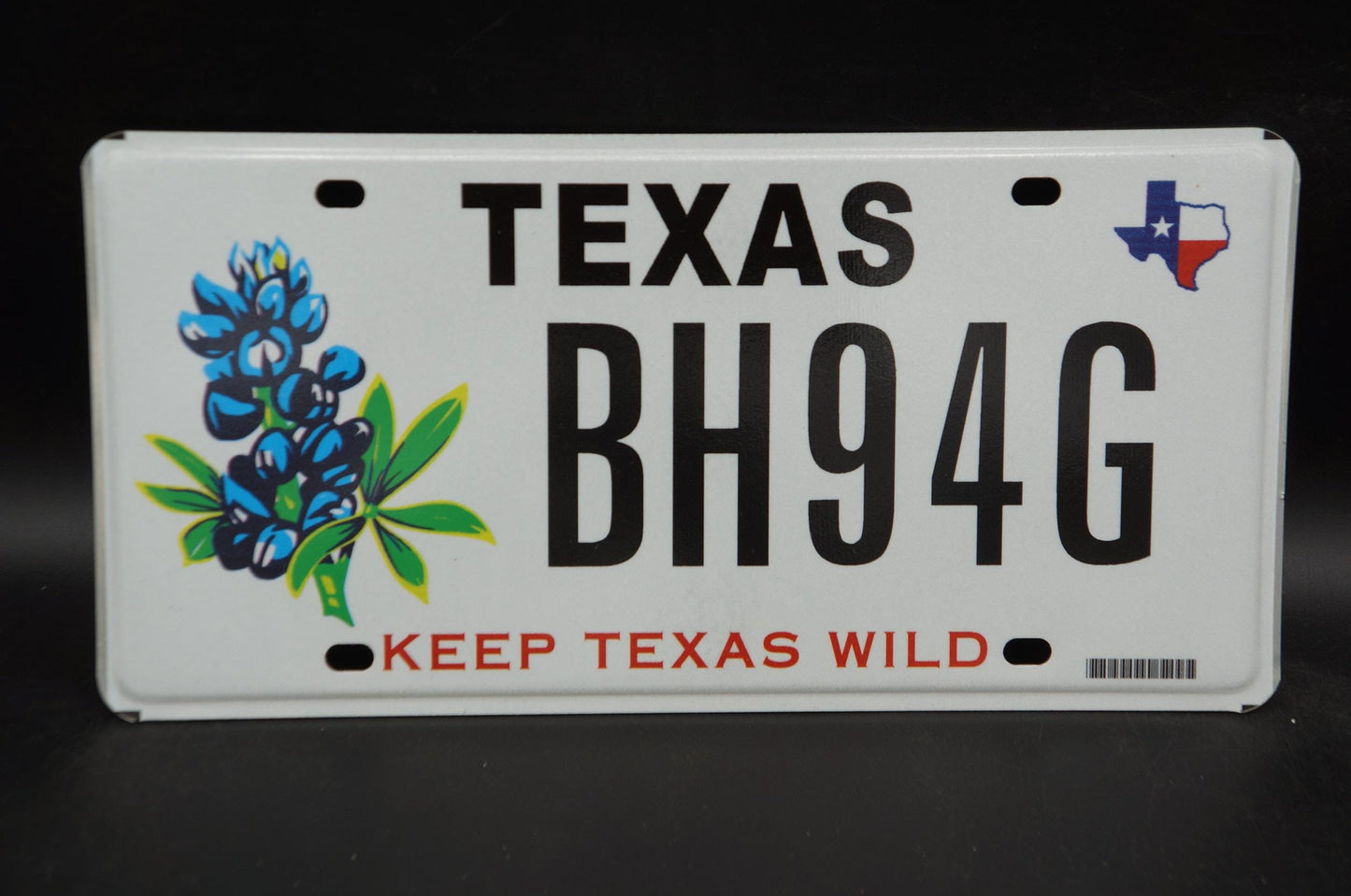 One or More - TEXAS Keep Texas Wild BLUEBONNET Flower Graphic License Plate