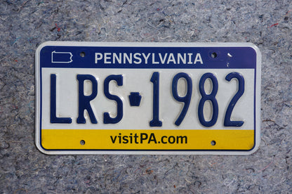 Pennsylvania License Plate # LRS - 1982