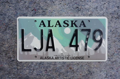 ALASKA AURORA ARTISTIC & Graphic License Plate
