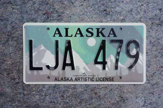 ALASKA AURORA ARTISTIC & Graphic License Plate