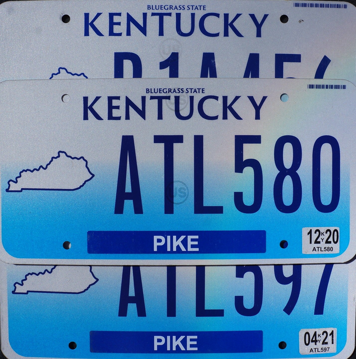 KENTUCKY LICENSE PLATES - Bluegrass State Flat License Plate Tags Random #