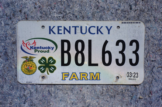 2023 Kentucky PROUD FARM Graphic License Plate