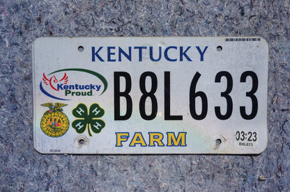 2023 Kentucky PROUD FARM Graphic License Plate