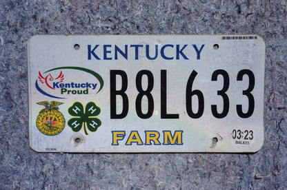 2023 Kentucky PROUD FARM Graphic License Plate