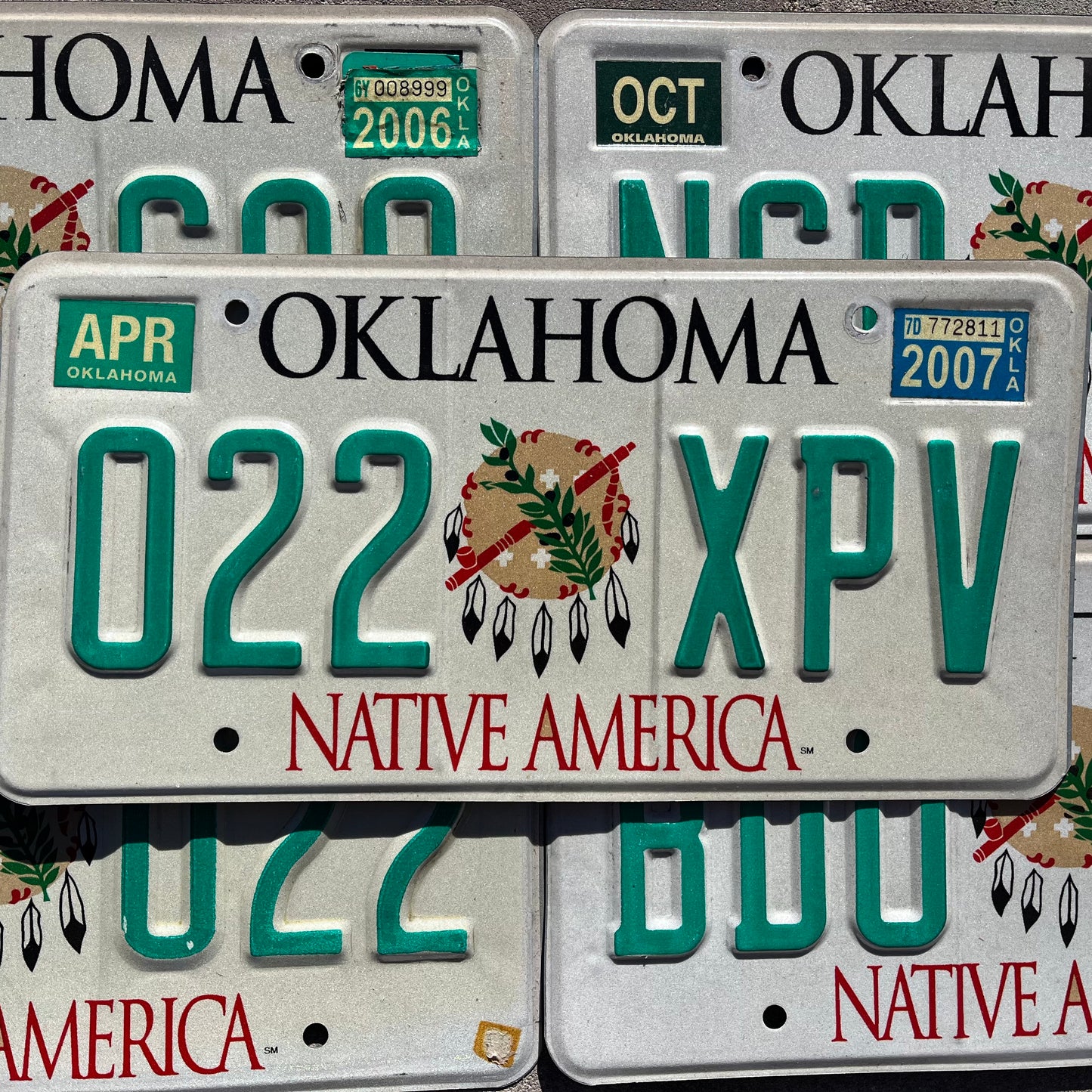 OKLAHOMA LICENSE PLATES - DREAM CATCHER Graphic License Plate - Native America