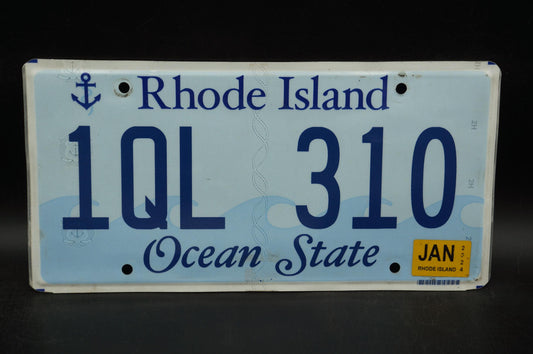 2024 Rhode Island NEW DESIGN Wave License Plate Ocean State