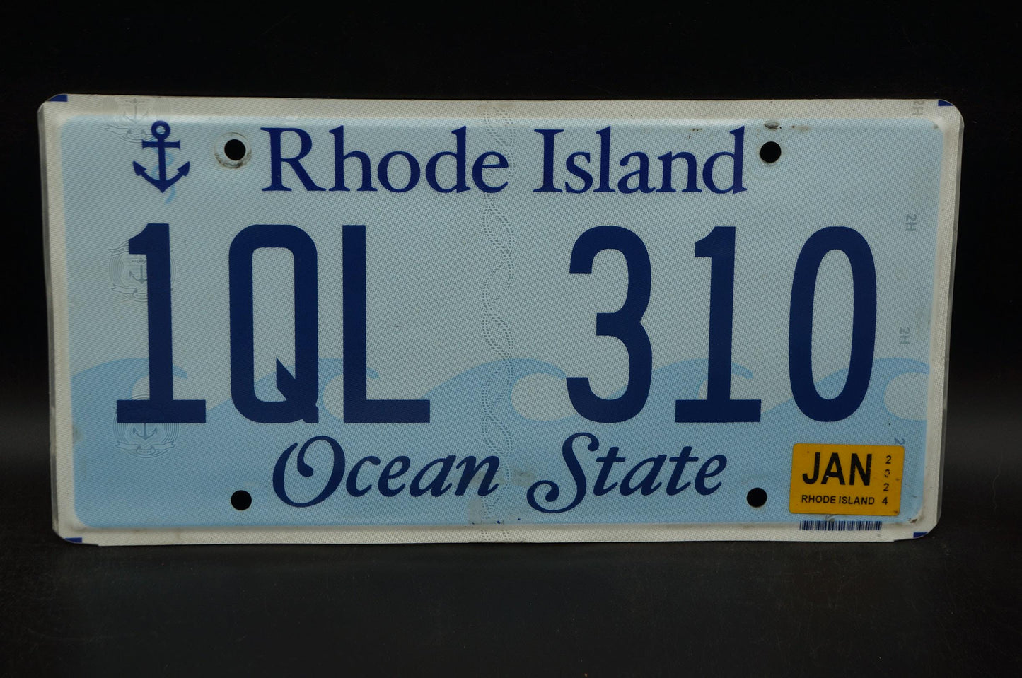 2024 Rhode Island NEW DESIGN Wave License Plate Ocean State
