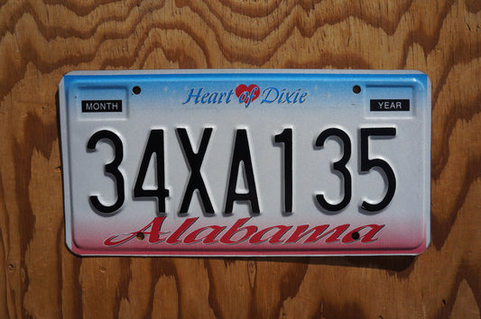 One or More - ALABAMA Heart of Dixie License Plate