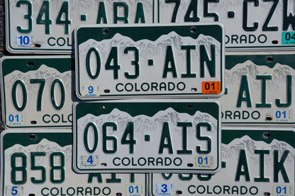 One or More - COLORADO SNOW MOUNTAINS License Plate