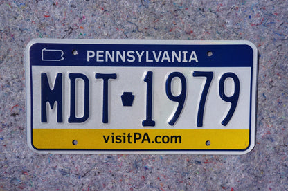 Pennsylvania License Plate # MDT - 1979