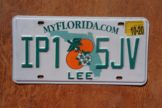 2020 Florida LEE County Double Oranges License Plate
