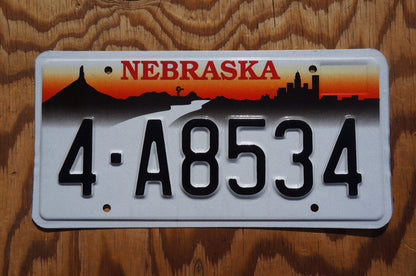 Nebraska WINDMILL RIVER CITY Chimney Rock Sunset License Plate