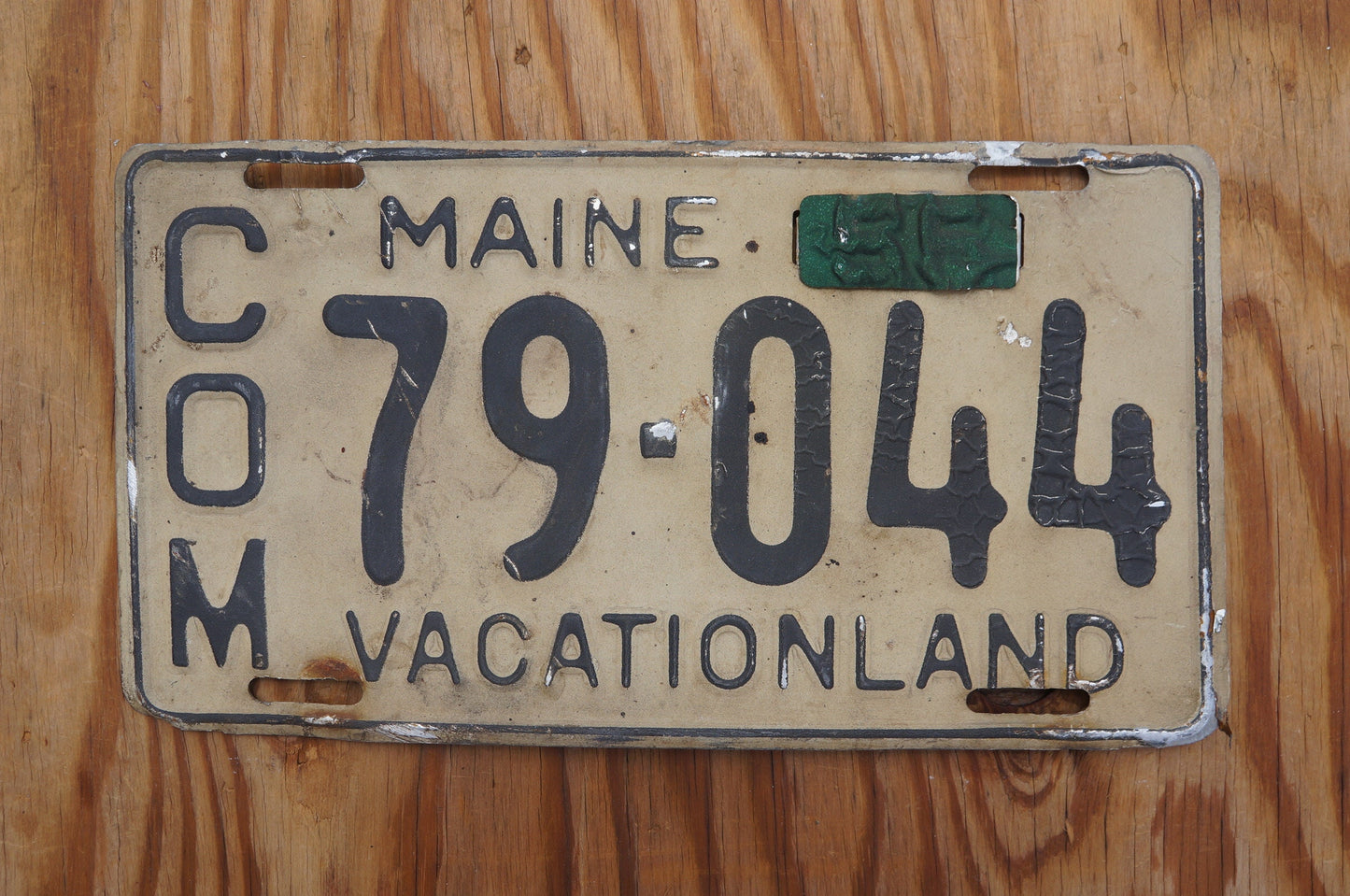 1955 Maine Commercial License Plate - Vacationland