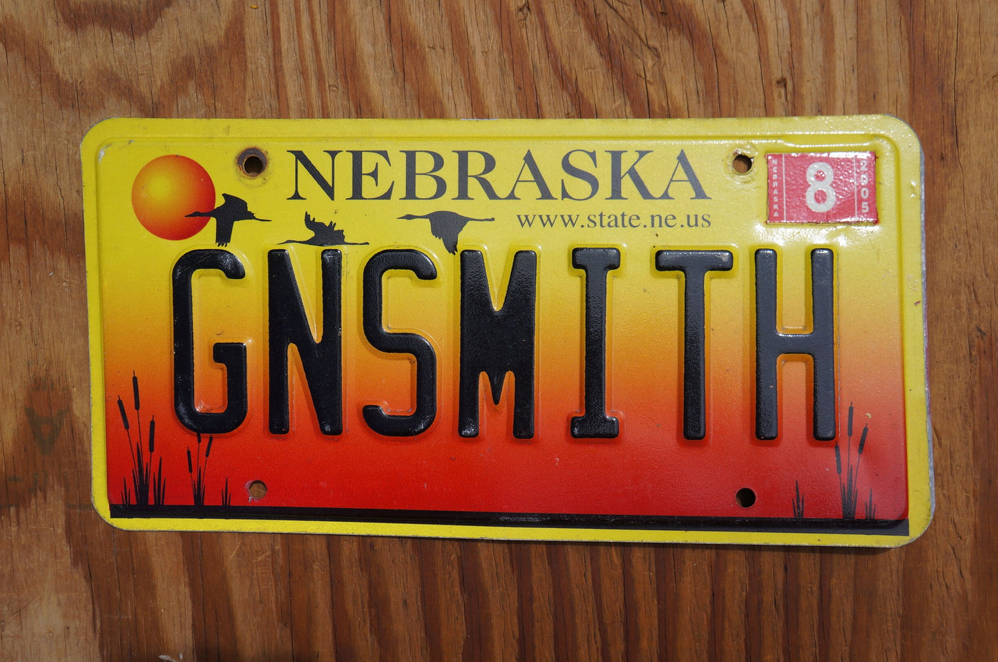 2005 Nebraska Vanity GNSMITH License Plate