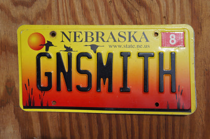 2005 Nebraska Vanity GNSMITH License Plate